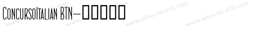 ConcursoItalian BTN字体转换